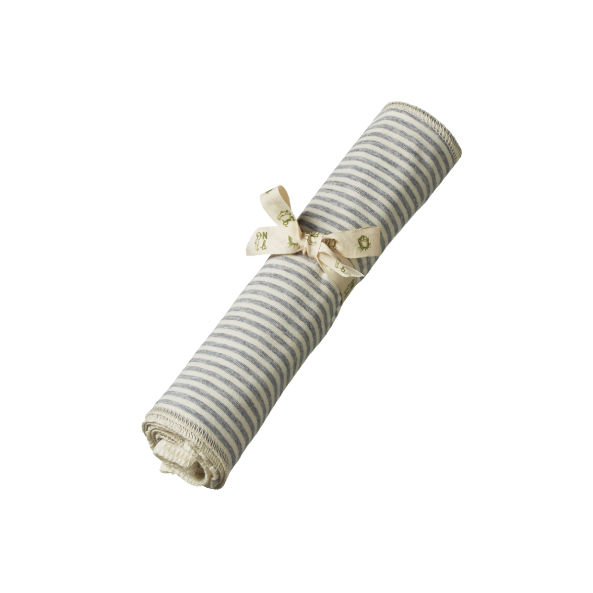 ORGANIC JERSEY FACE CLOTH 10 PACK | Natural/Grey Marl Stripe-Web-front