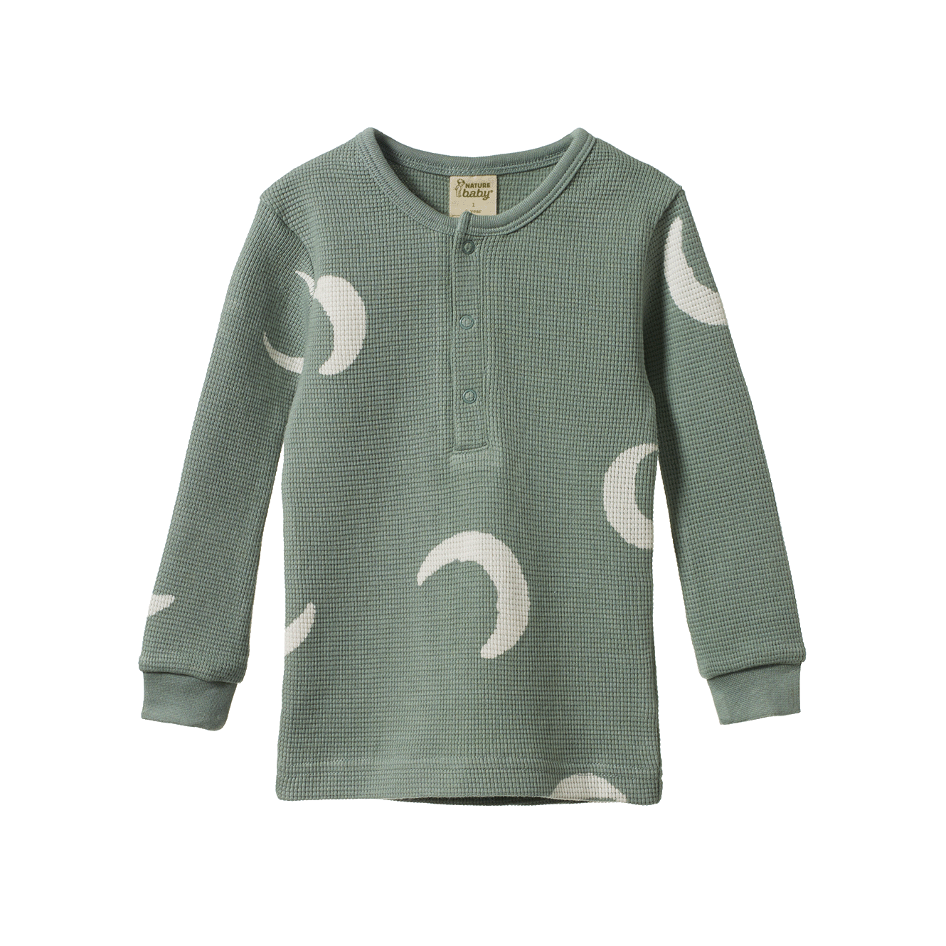 2Pc Long Sleeve Waffle Pyjamas - pj sets - Nature Baby