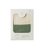 S/S BODYSUIT DERBY 2 PACK | Natural/Nettle-Extra Img - 2