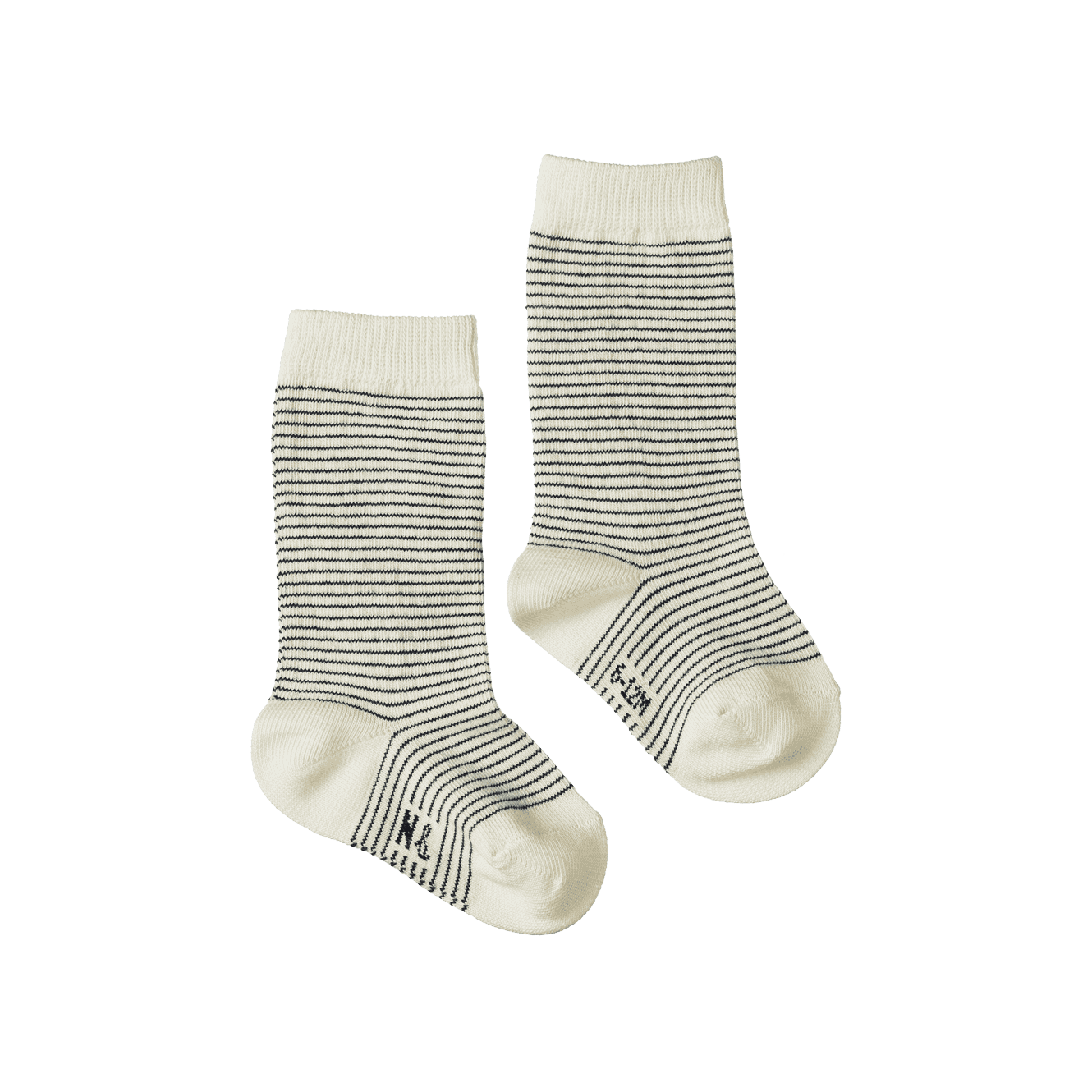 ORGANIC COTTON SOCKS | Navy Stripe-Web-front